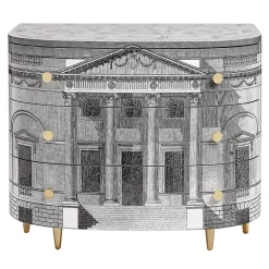 Fornasetti Dressers<Palladiana Curved Chest of Drawers