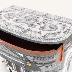 Fornasetti Dressers<Palladiana Curved Chest of Drawers