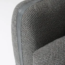 Mantellassi 1926 Sofas<Paloma anthracite gray sofa with chaise longue