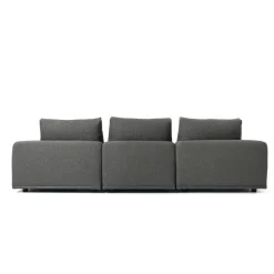 Mantellassi 1926 Sofas<Paloma anthracite gray sofa with chaise longue