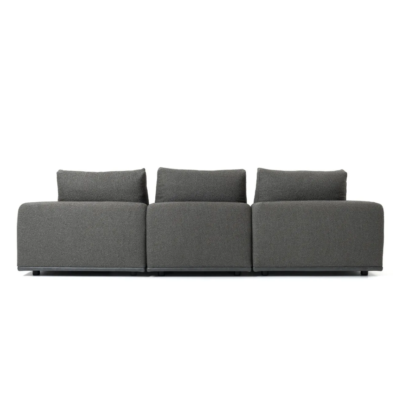 Mantellassi 1926 Sofas<Paloma anthracite gray sofa with chaise longue