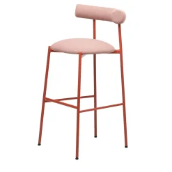 Chairs & More Bar Stools<Pampa SG-80 Light-Pink & Brick-Red Stool by Studio Pastina