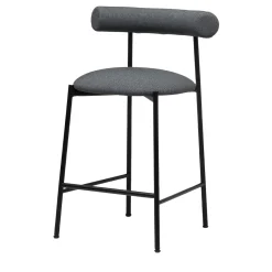 Chairs & More Bar Stools<Pampa SG-65 Low Gray & Black Stool by Studio Pastina