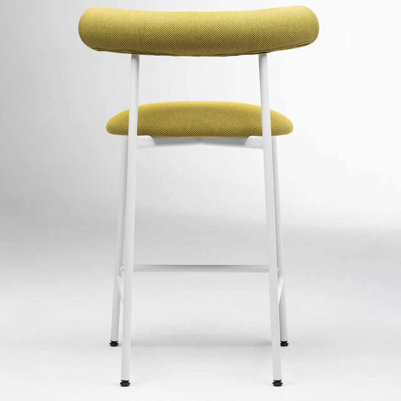 Chairs & More Bar Stools<Pampa SG-65 Low Lime-Green & White Stool by Studio Pastina