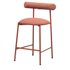 Chairs & More Bar Stools<Pampa SG-65 Low Pink & Red Stool by Studio Pastina