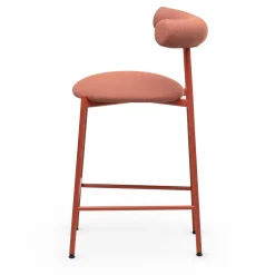 Chairs & More Bar Stools<Pampa SG-65 Low Pink & Red Stool by Studio Pastina