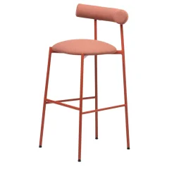 Chairs & More Bar Stools<Pampa SG-80 Pink & Brick-Red Stool by Studio Pastina
