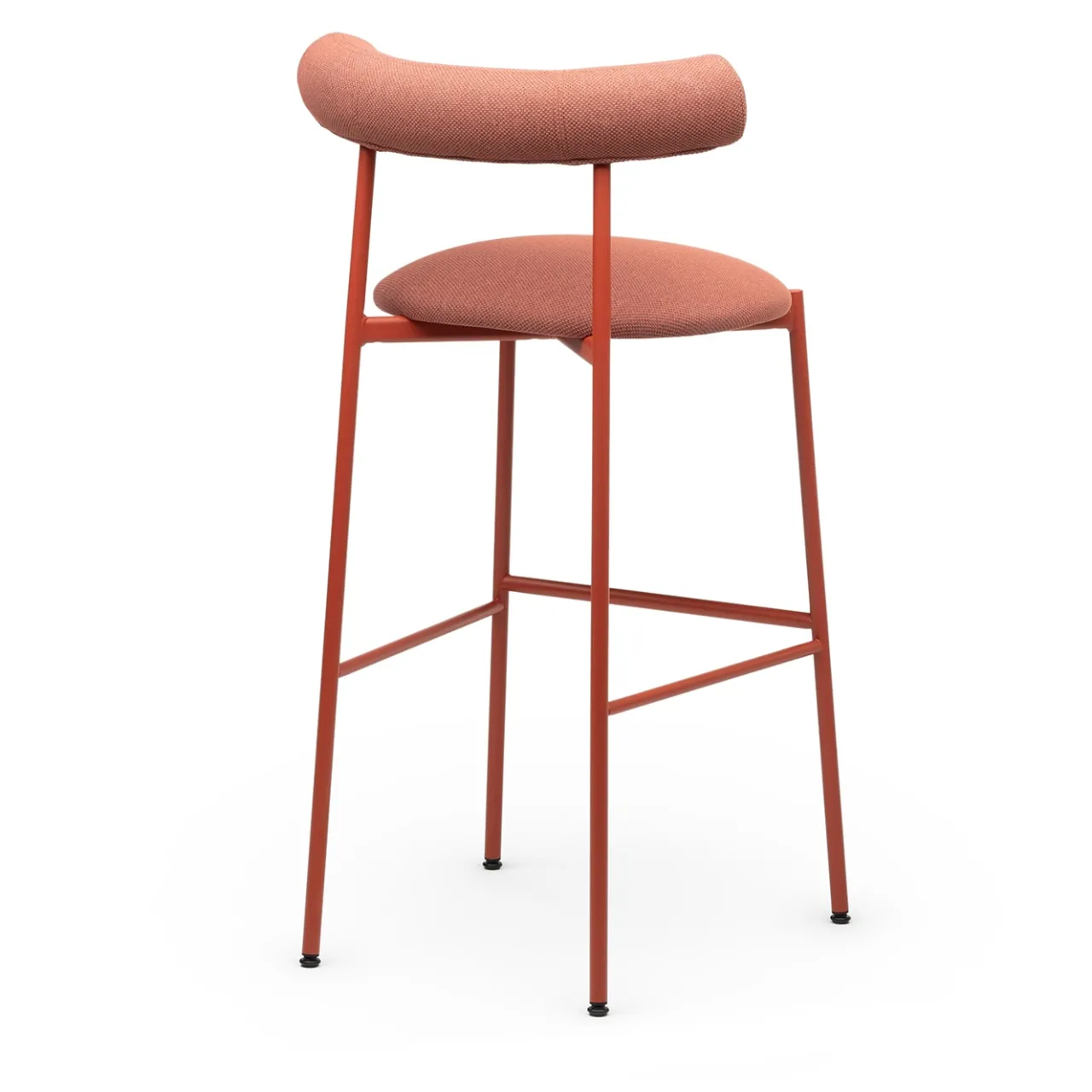 Chairs & More Bar Stools<Pampa SG-80 Pink & Brick-Red Stool by Studio Pastina