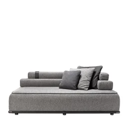 Exteta Sofas<Panarea Gray Dormeuse by Massimo Castagna
