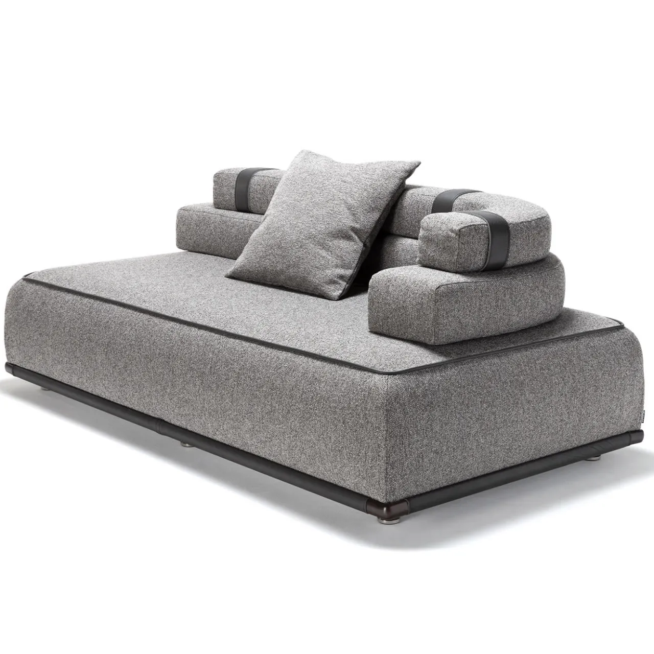 Exteta Sofas<Panarea Gray Dormeuse by Massimo Castagna