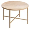 La Sartoria del Marmo by Lombardi Marmi Coffee Tables<Panarea Travertine Round Coffee Table
