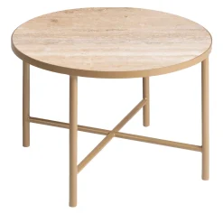 La Sartoria del Marmo by Lombardi Marmi Coffee Tables<Panarea Travertine Round Coffee Table