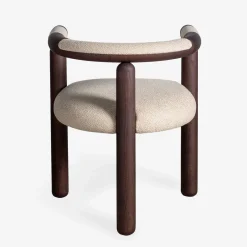 Carpanese Home Chairs<Panda Wood & Fabric Chair