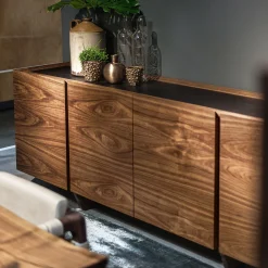 Riva 1920 Sideboards Buffets<Pandora A Walnut Sideboard by Giuliano & Gabriele Cappelletti