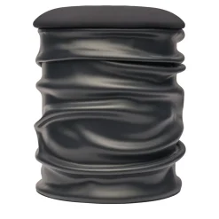 Studio X Ottomans & Poufs<Pandora Black Pouf