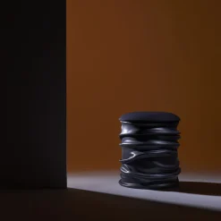 Studio X Ottomans & Poufs<Pandora Black Pouf
