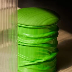 Studio X Ottomans & Poufs<Pandora Green Pouf