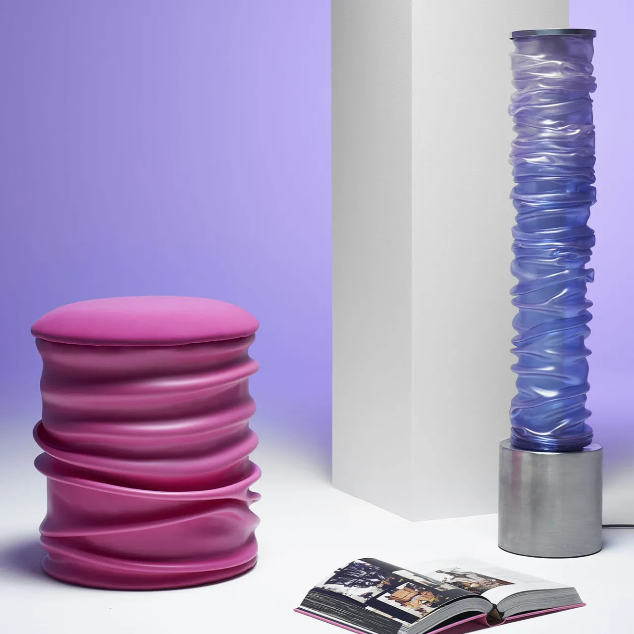 Studio X Ottomans & Poufs<Pandora Pink Pouf