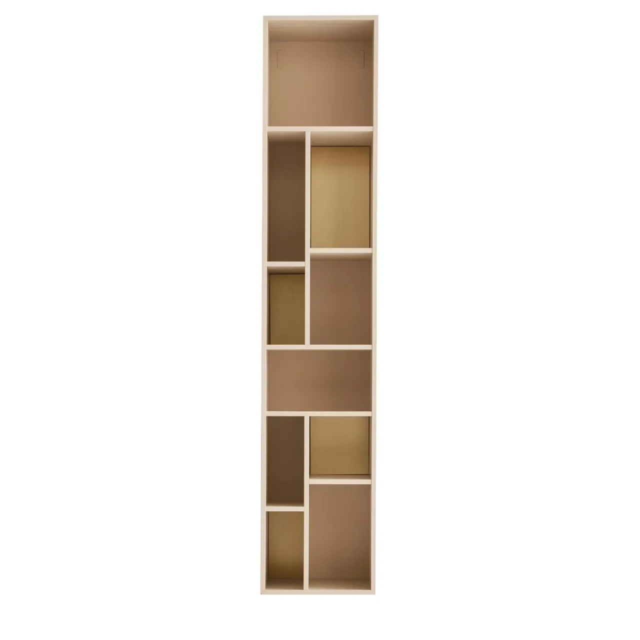 Morica Design Bookcases<Pangea Large Powder-Pink & Brass Wall Unit