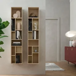 Morica Design Bookcases<Pangea Large Powder-Pink & Brass Wall Unit