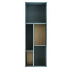 Morica Design Bookcases<Pangea Light-Blue & Brass Wall Unit