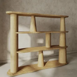 Livio Cioffi Bookcases<Pantelleria Oak Bookcase