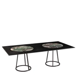 Budri Dining Tables<Pantheon Rectangular Black Table by Maarten De Ceulaer