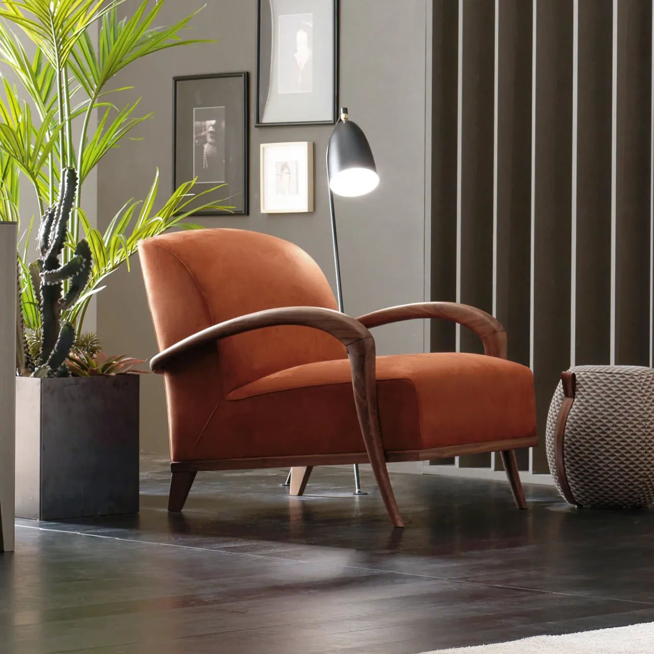 Modesign Lounge Chairs<Paprika Domino lounge chair