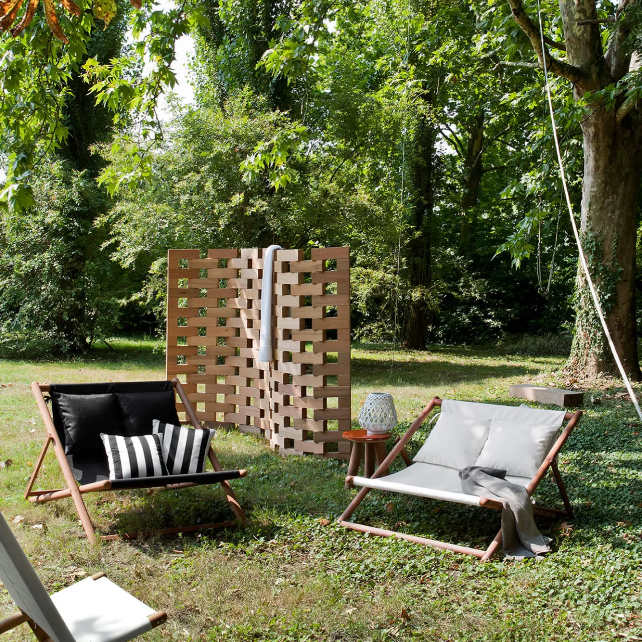 Exteta Outdoor Armchairs<Paraggi 2-Seater Beach Chair by Ludovica + Roberto Palomba