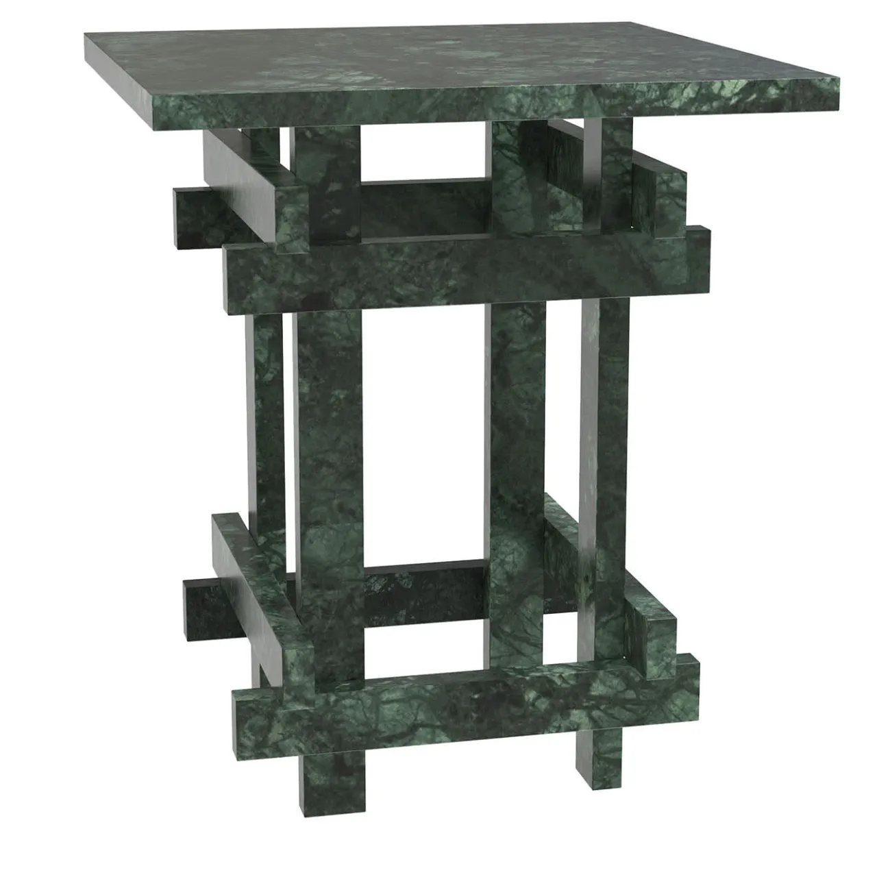 Edizione Limitata by Simone Fanciullacci Side Tables<Paranoid V1 Side Table in Guatemala Marble #3