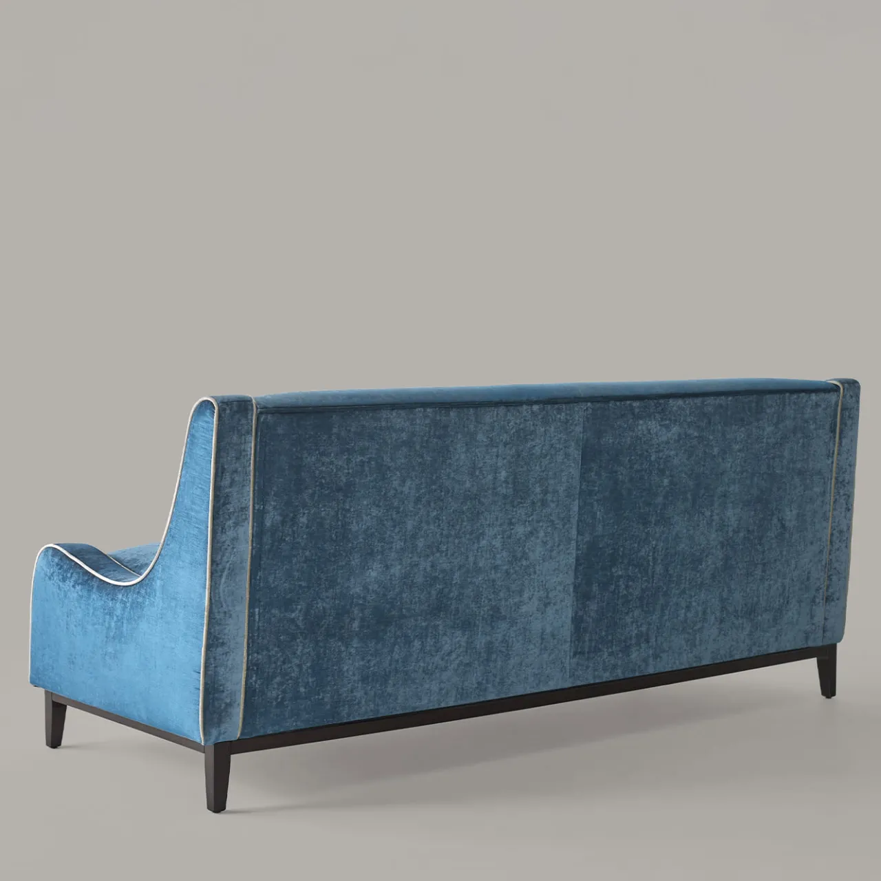 LCI_DECORA Sofas<Paris Blue Navy Velvet 3-Seater Sofa