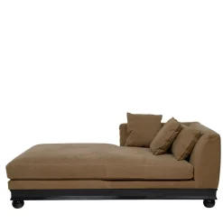 Chelini Chaises<Paris Extra Brown Chaise Longue