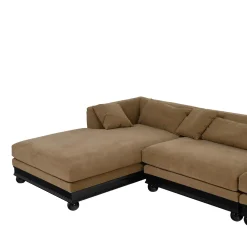 Chelini Chaises<Paris Extra Brown Chaise Longue