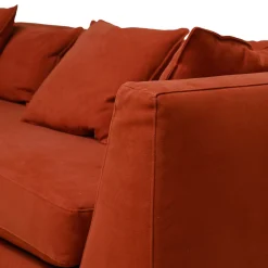 Chelini Sofas<Paris 3-Seater Red Sofa