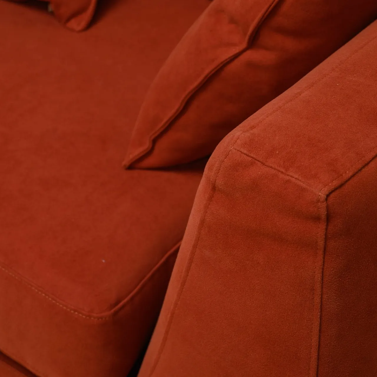 Chelini Sofas<Paris 3-Seater Red Sofa