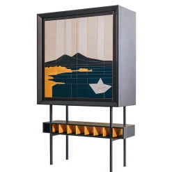 SpazioInterno Cabinets<Parthenope Polychrome Wooden Cabinet