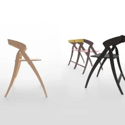 BBB Italia Chairs<Paso Doble Natural Folding Chair by Enrico Davide Bona