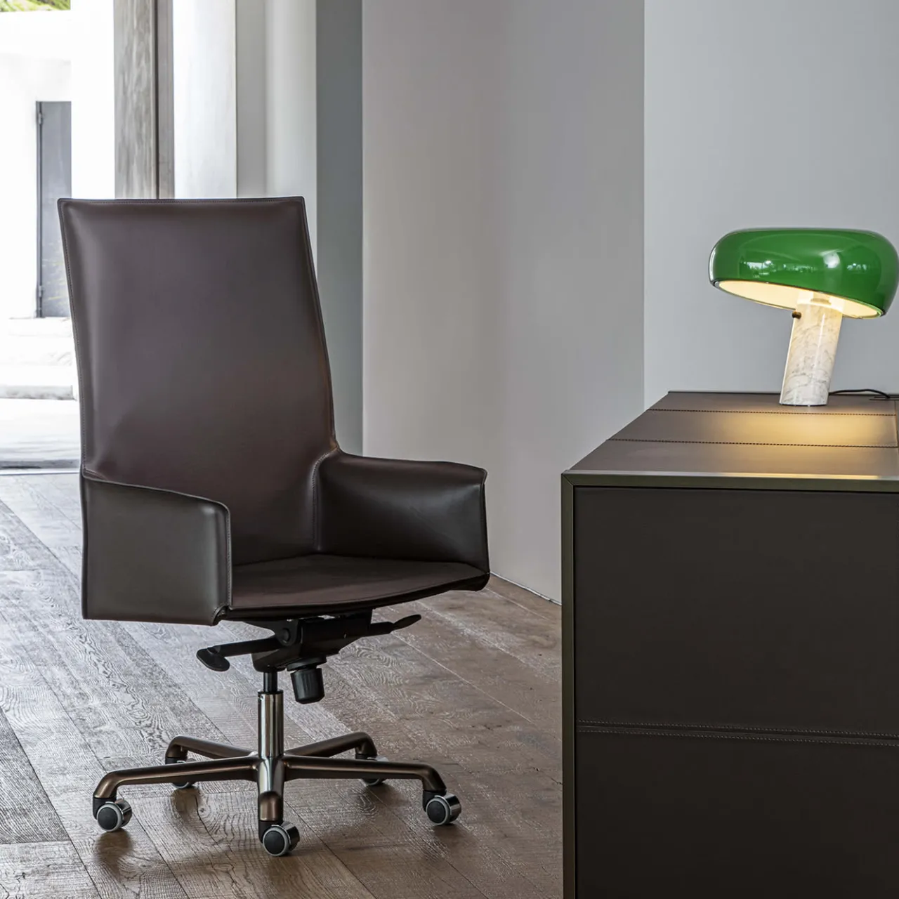 Enrico Pellizzoni Office Chairs<Pasqualina Swivel President Chair by Grassi&Bianchi and RedCreative