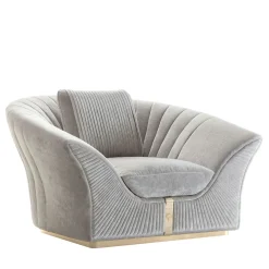 Giorgio Collection Armchairs<Passion Gray Armchair by Castello Lagravinese Studio