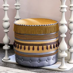 Provasi Ottomans & Poufs<Patchwork Round Pouf
