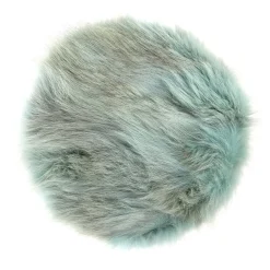Lorenza Bozzoli Couture Ottomans & Poufs<Patchwork Teal Tiffany Pouf by Lorenza Bozzoli