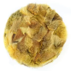 Lorenza Bozzoli Couture Ottomans & Poufs<Patchwork Yellow Pouf by Lorenza Bozzoli