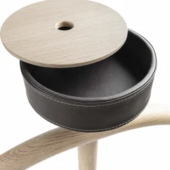 Durame Coat Stands<Patrick Oak Wood with Black Marble Base Valet Stand