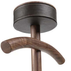 Durame Coat Stands<Patrick Walnut Wood with White Marble Base Valet Stand
