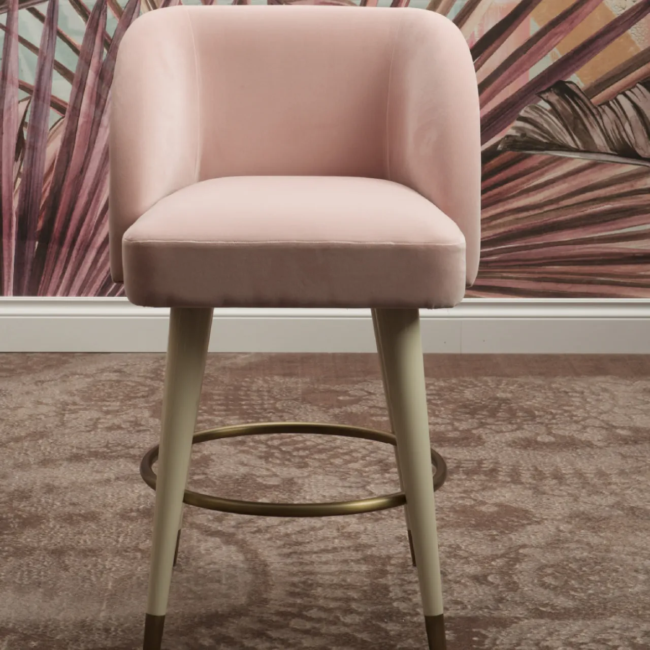 DOM Edizioni Bar Stools<Pauline Pink Bar Stool