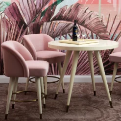 DOM Edizioni Bar Stools<Pauline Pink Bar Stool