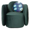 FROMM. Armchairs<Pavo Velvet Green Armchair by Antonio Aricò