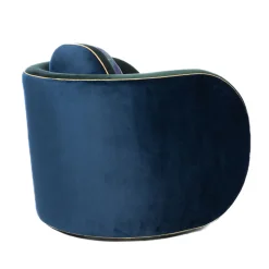 FROMM. Armchairs<Pavo Velvet Green Armchair by Antonio Aricò
