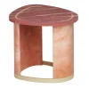 Giovannozzi Marmi Side Tables<Pear Pink Onyx Side Table by Ashley Gadeova