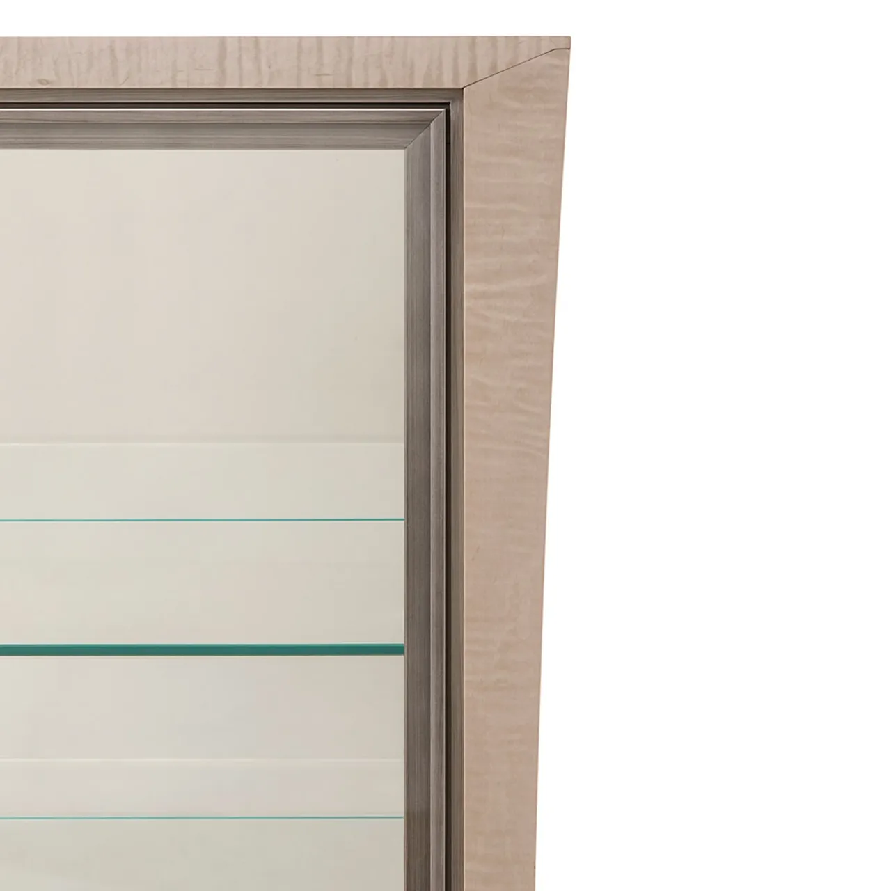 Franco Bianchini Cabinets<Pearl 2-Door Figured Sycamore Display Cabinet